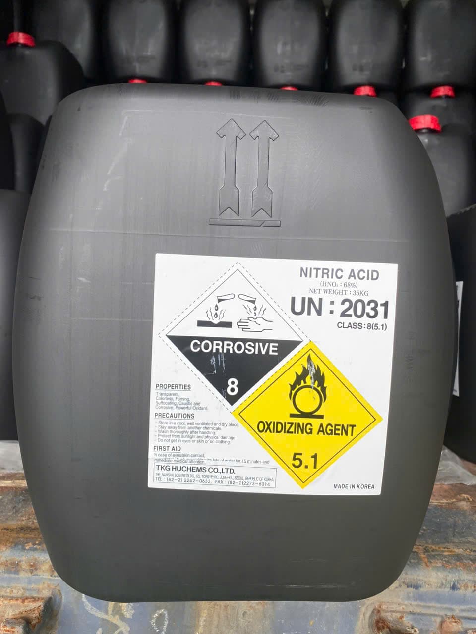Bao bì ACID NITRIC HNO3 ( Hàn Quốc )