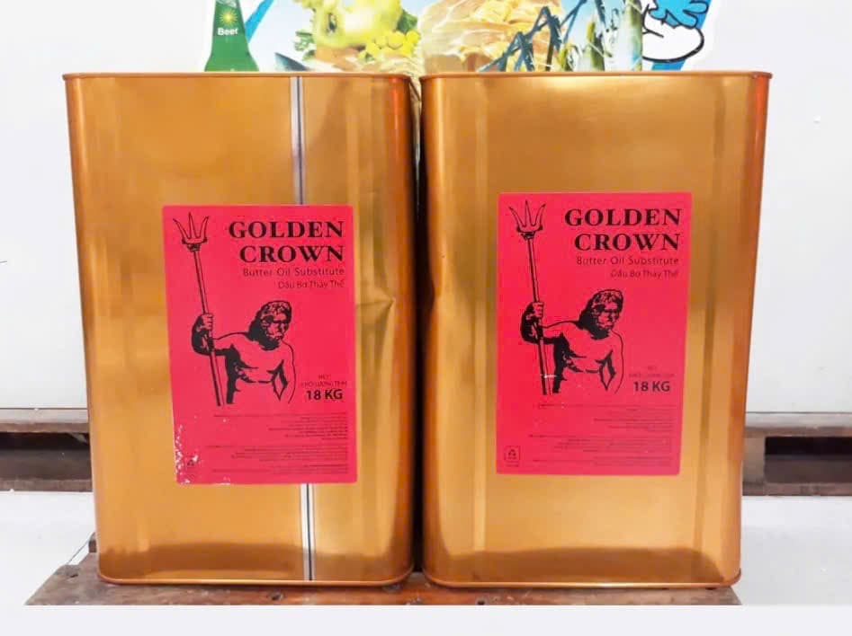 Bao bì Bơ Động Vật Golden Crown - Bơ Lỏng Thùng Thiếc