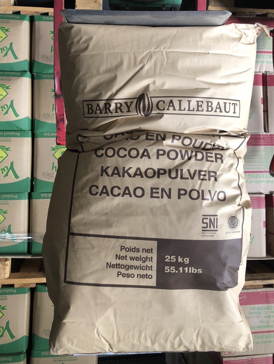 Bao bì BỘT CACAO BARRY -& FAVORICH MALAISYA