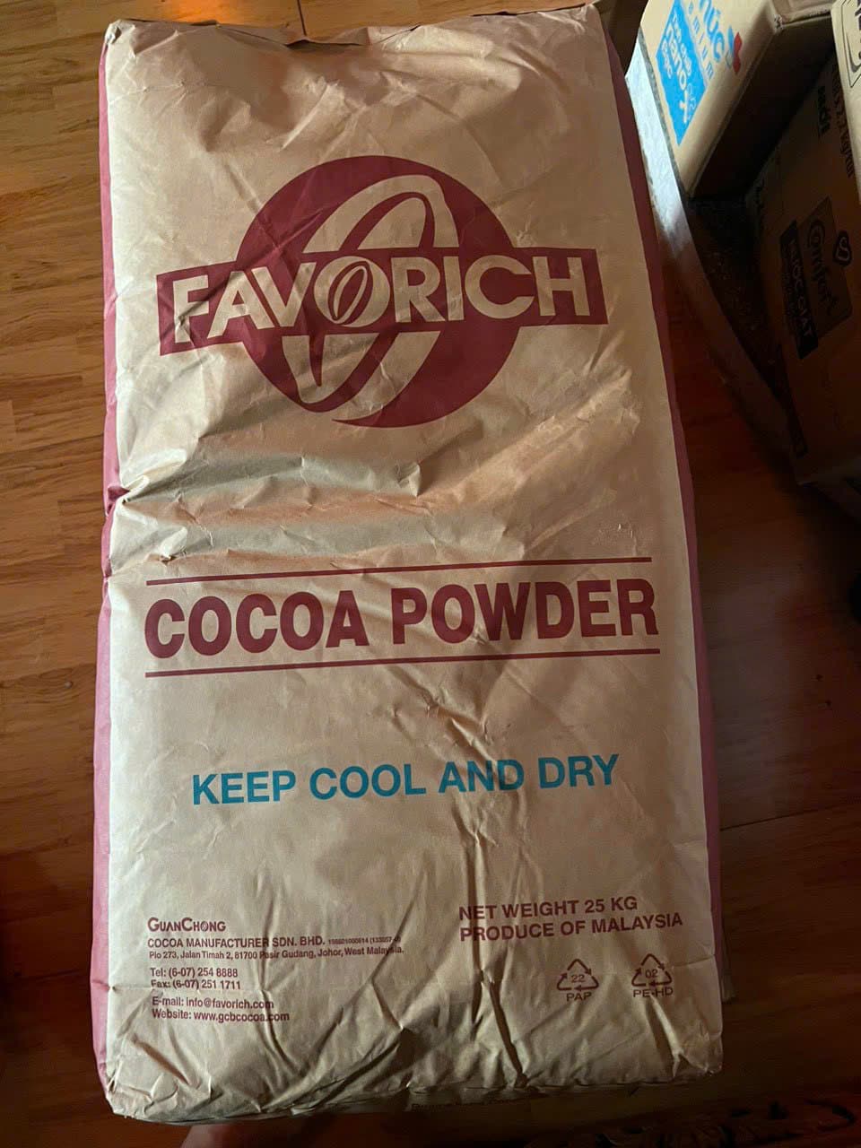 Bao bì BỘT CACAO FAVORICH