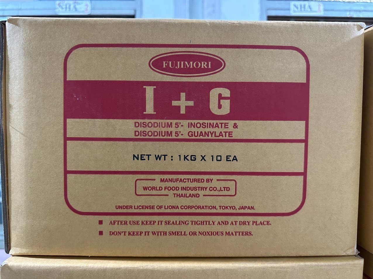 Bao bì CHẤT ĐIỀU VỊ I+G FUJIMORI (SIÊU BỘT NGỌT )