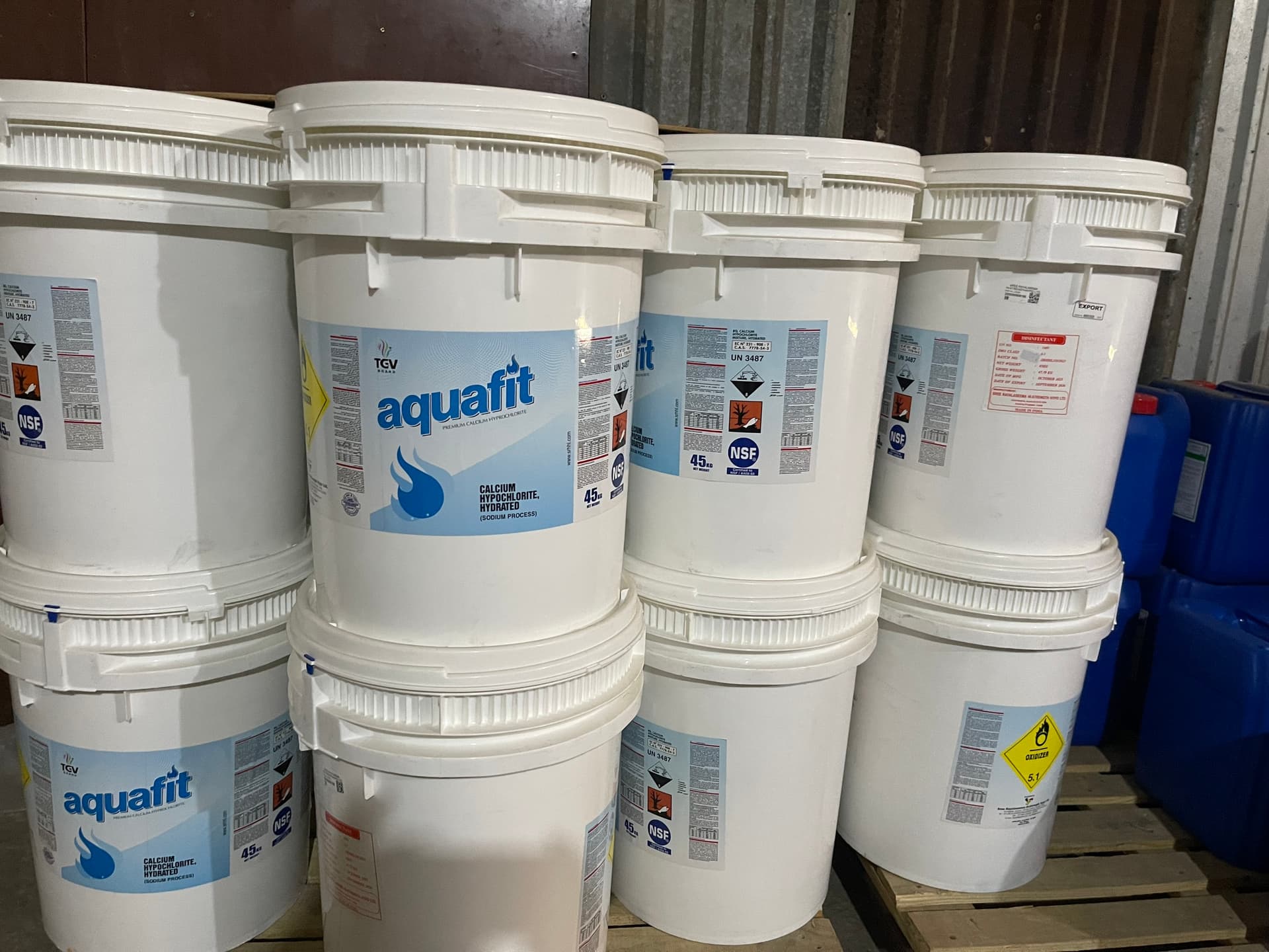 Bao bì HÓA CHẤT CHLORINE AQUAFIT ẤN ĐỘ