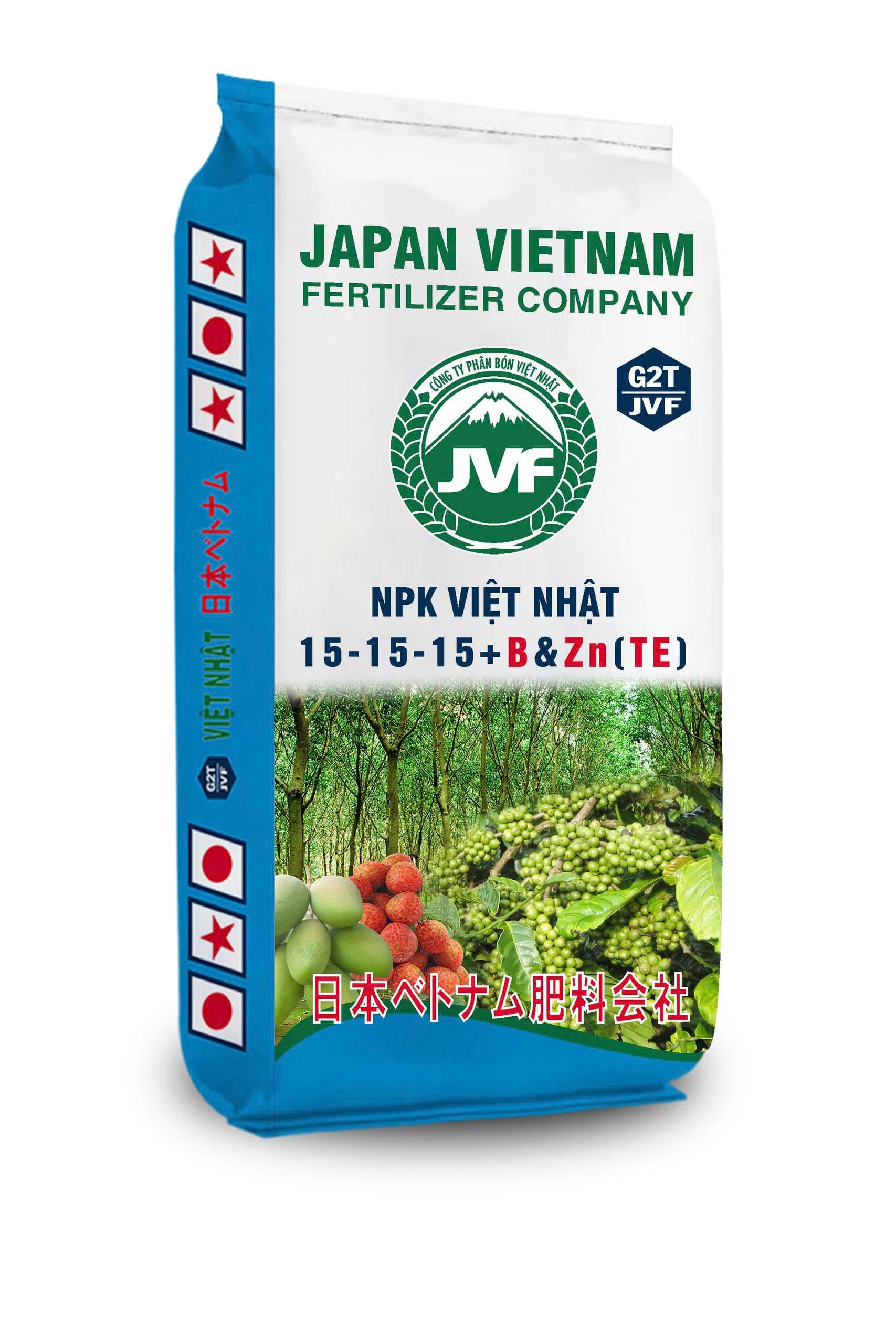 Bao bì Phân Bón Việt Nhật - NPK 15-15-15+TE