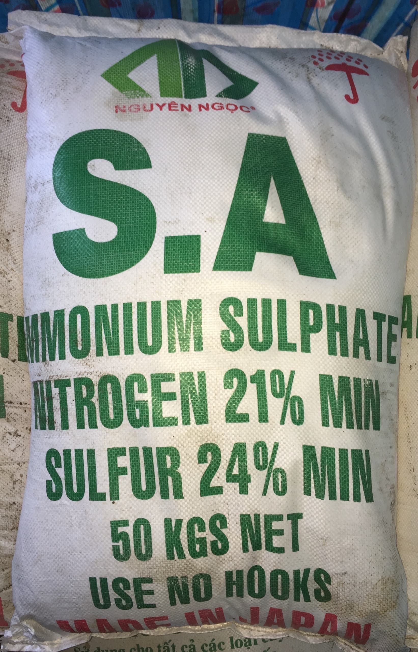 Bao bì PHÂN SA – AMMONIUM SULPHATE NHẬT BẢN