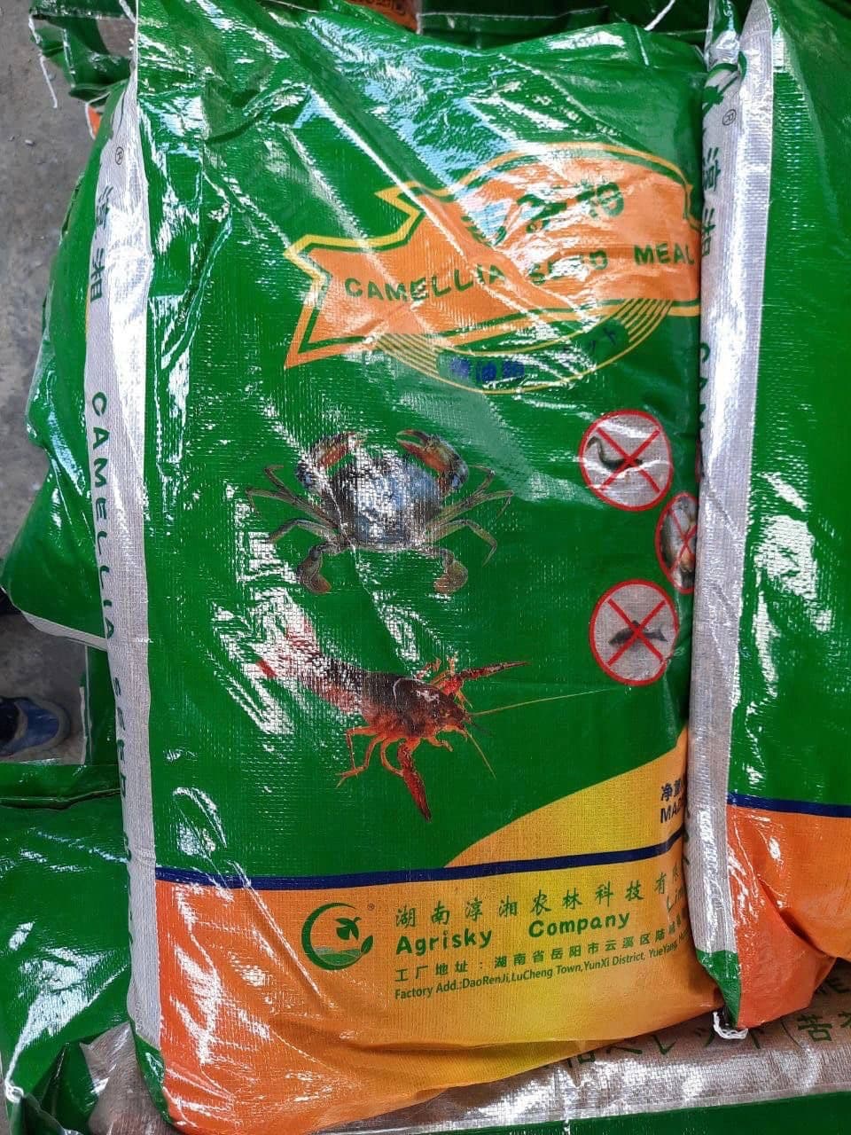 Bao bì SAPONIN diệt ốc, cá ăn tạp - Bao 25kg /TQ