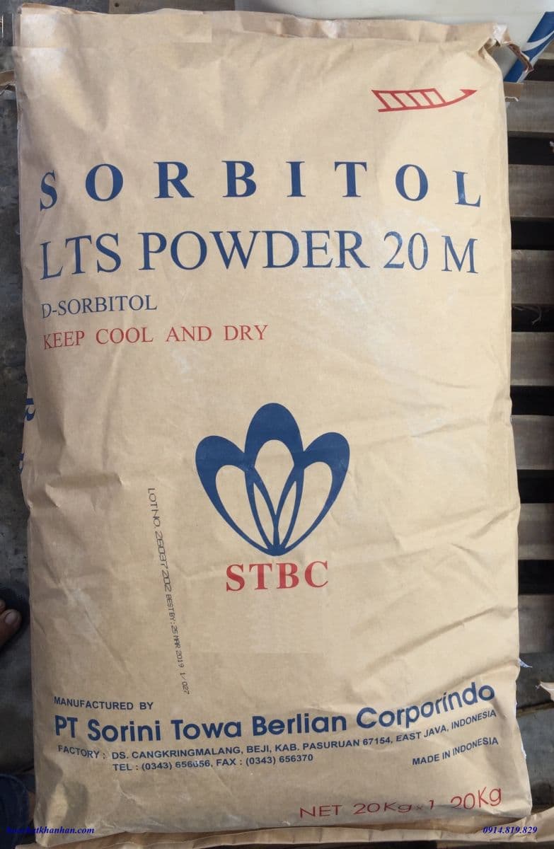 Bao bì SORBITOL – PHỤ GIA TẠO NGỌT DẠNG BỘT/LỎNG