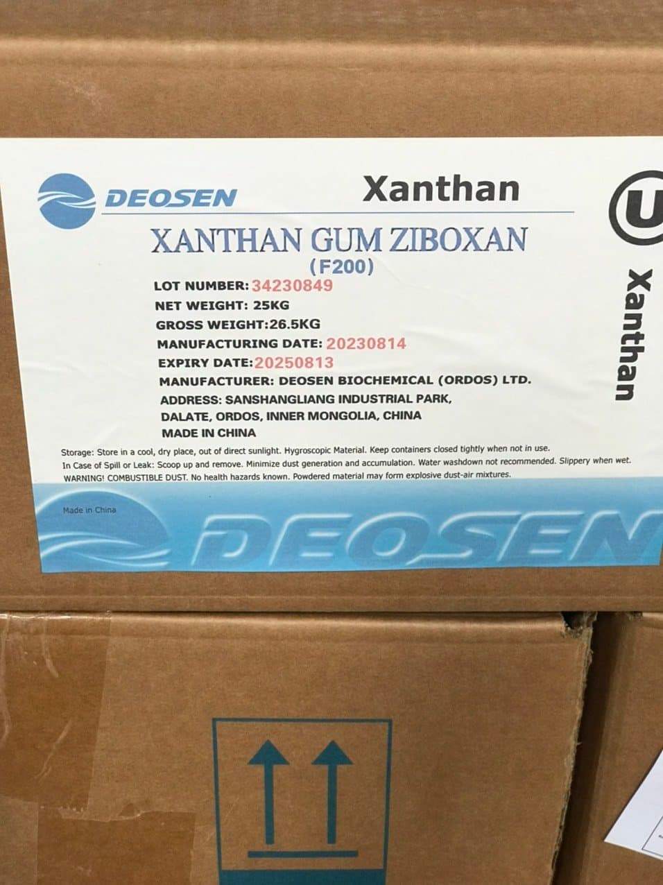 Bao bì Xanthan Gum
