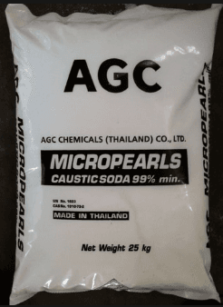 Bao bì XÚT HẠT THÁI LAN 99% – CAUSTIC SODA MICROPEARLS NAOH, 99%